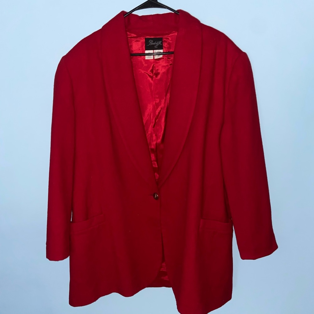 Radcliffe Red Blazer